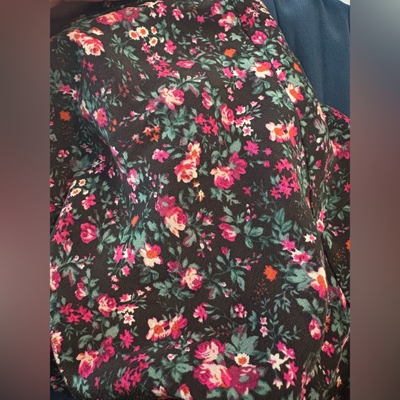 Aritzia Purple Floral Skater Skirt - Picture 5 of 6